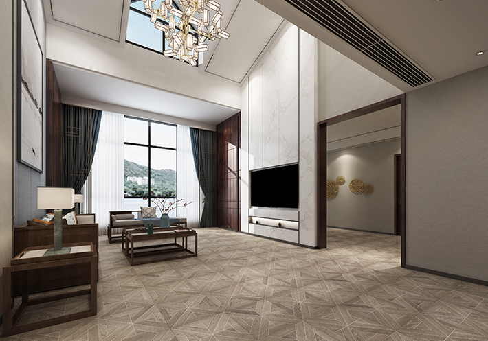 灰色调的木地板，简约轻奢的质感