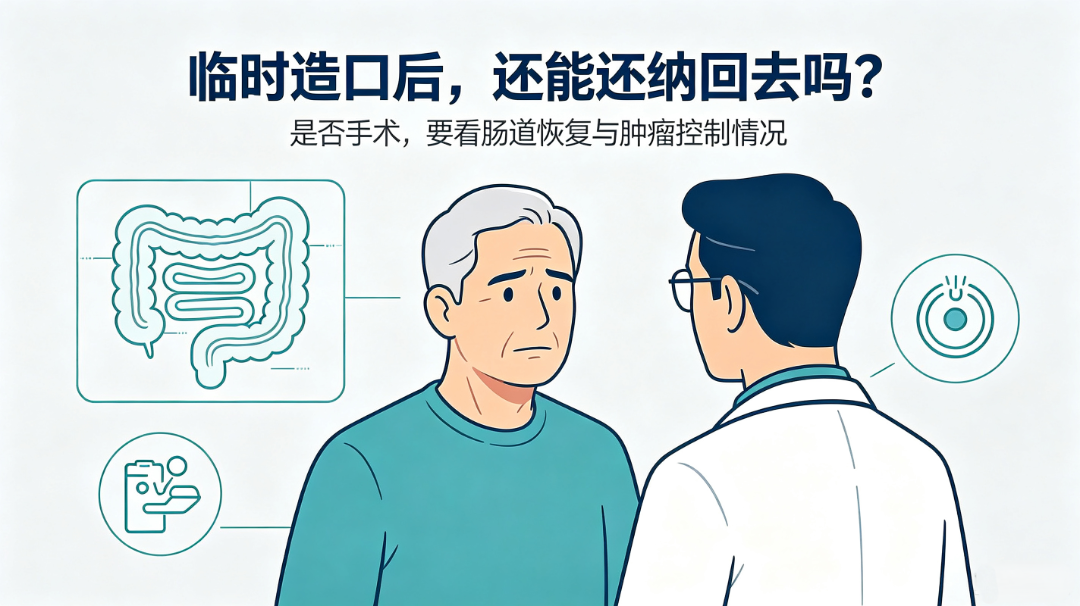 直肠癌造口后还能还纳回去吗?医生说满足两个条件就能!.png