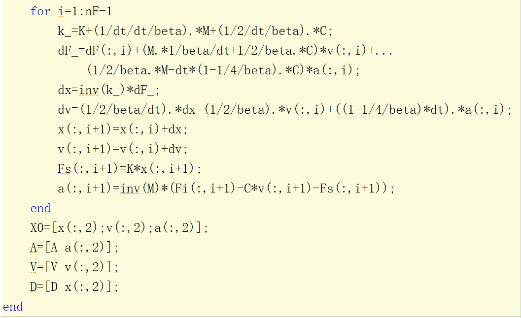 【JY】基于Matlab的(单)多自由度动力学代码分享的图7