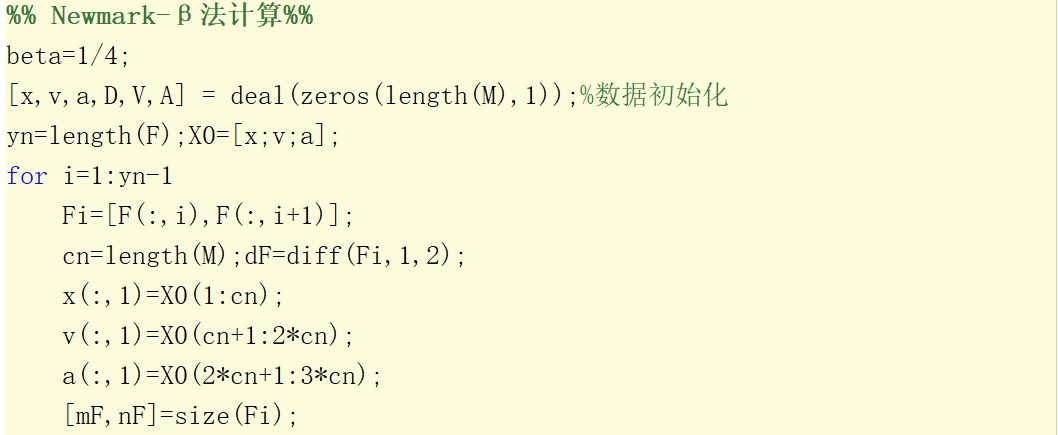 【JY】基于Matlab的(单)多自由度动力学代码分享的图6