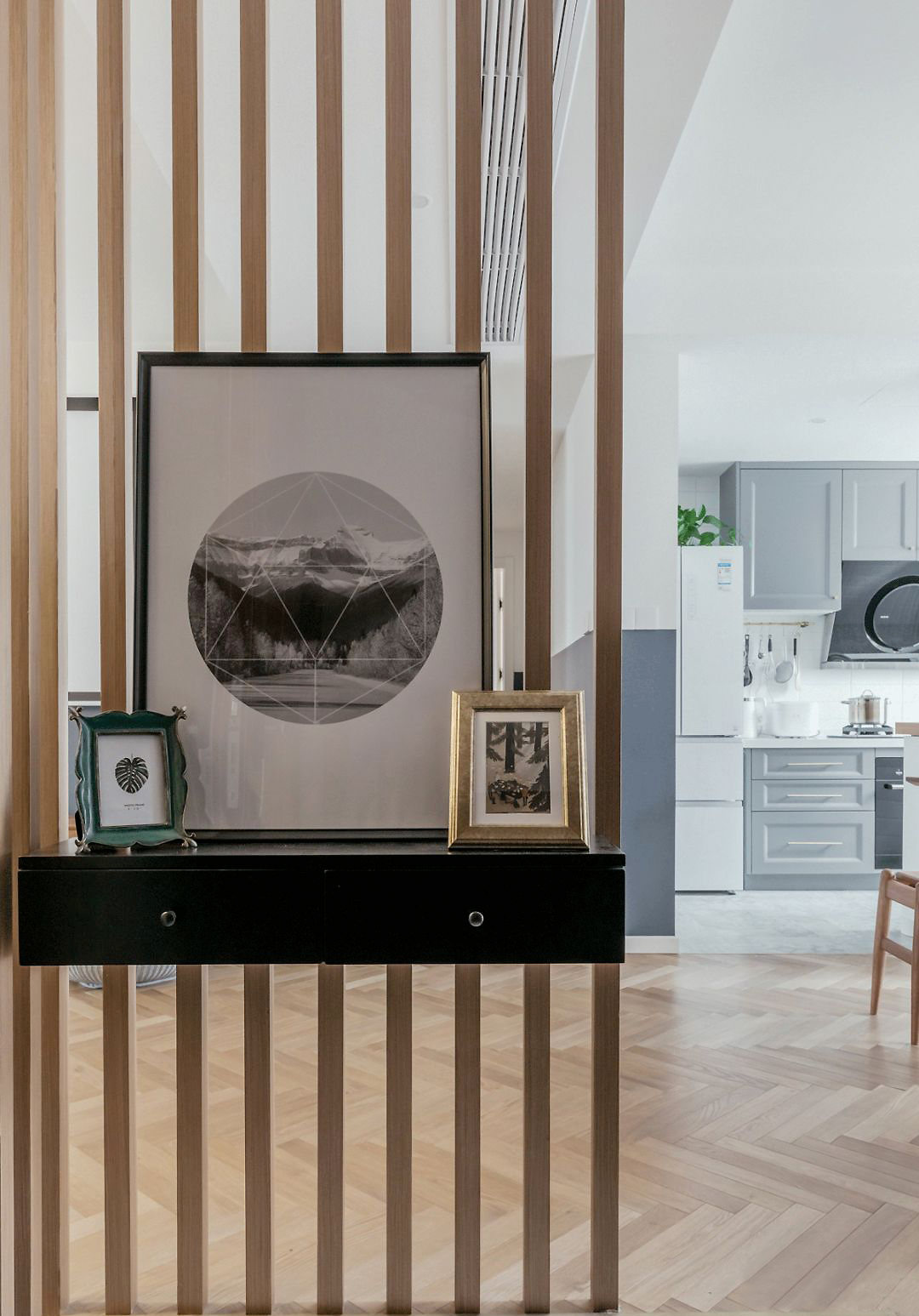 125㎡北欧三房,淡雅的拼接配色,让人感觉岁月静好