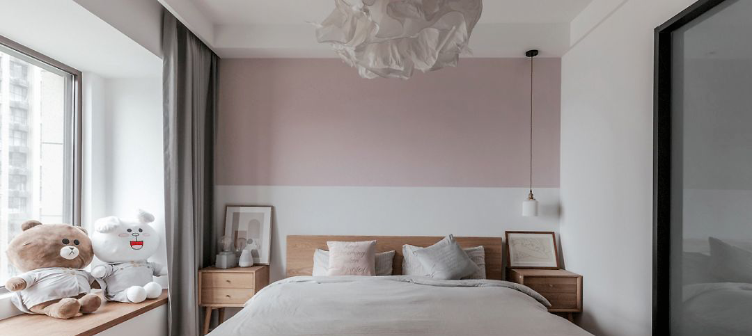 125㎡北欧三房，淡雅的拼接配色，让人感觉岁月静好