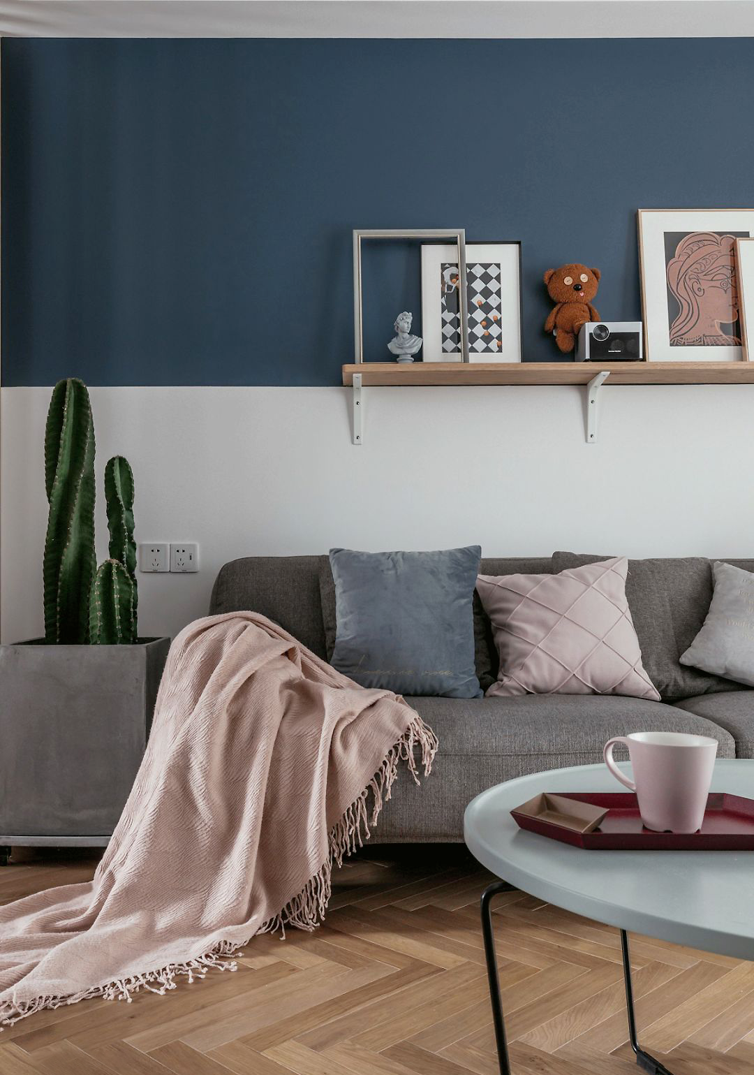 125㎡北欧三房,淡雅的拼接配色,让人感觉岁月静好