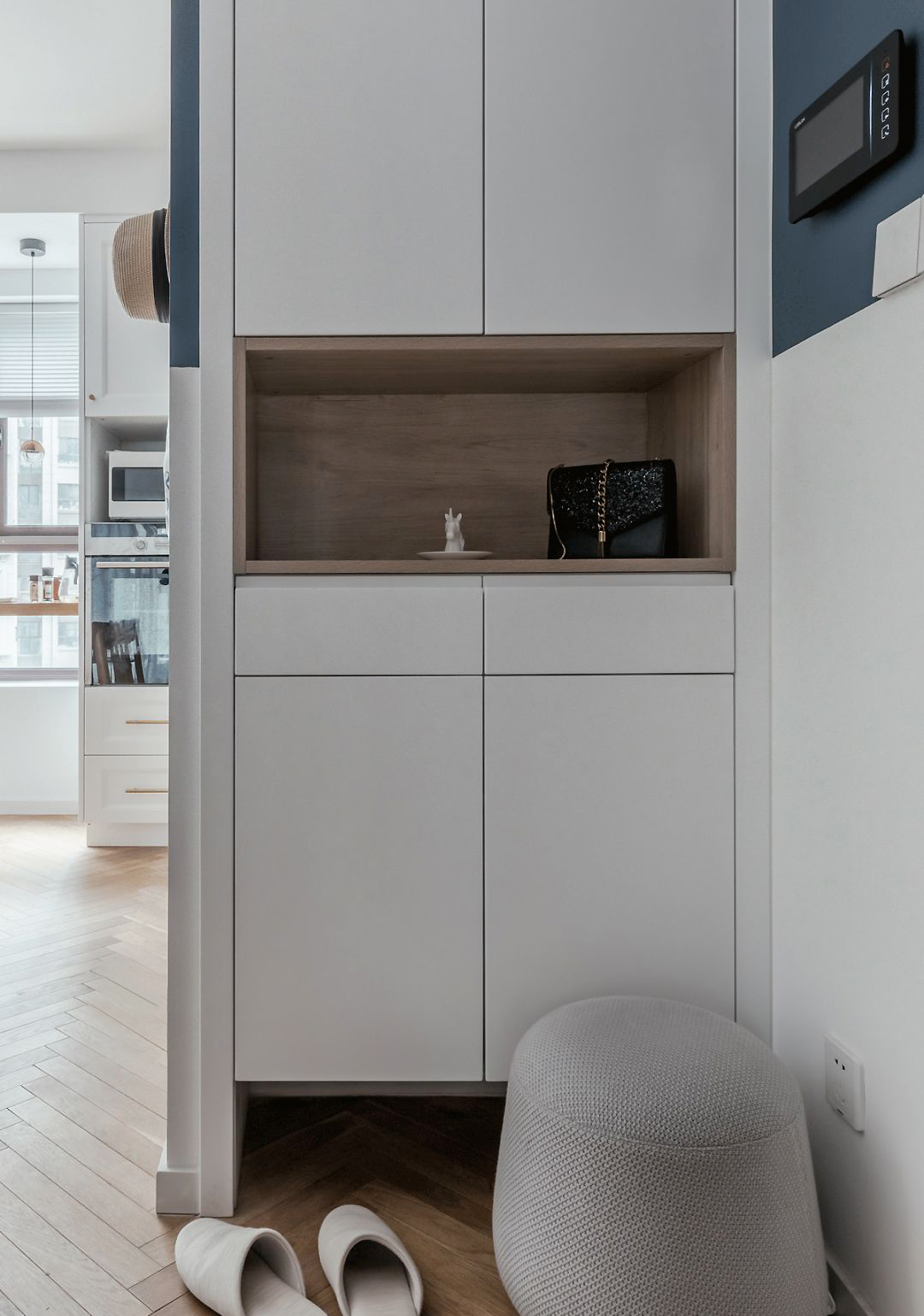 125㎡北欧三房，淡雅的拼接配色，让人感觉岁月静好