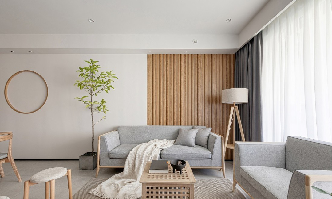 130㎡日式4室2厅，最简洁的色调搭配出自然本真的生活空间