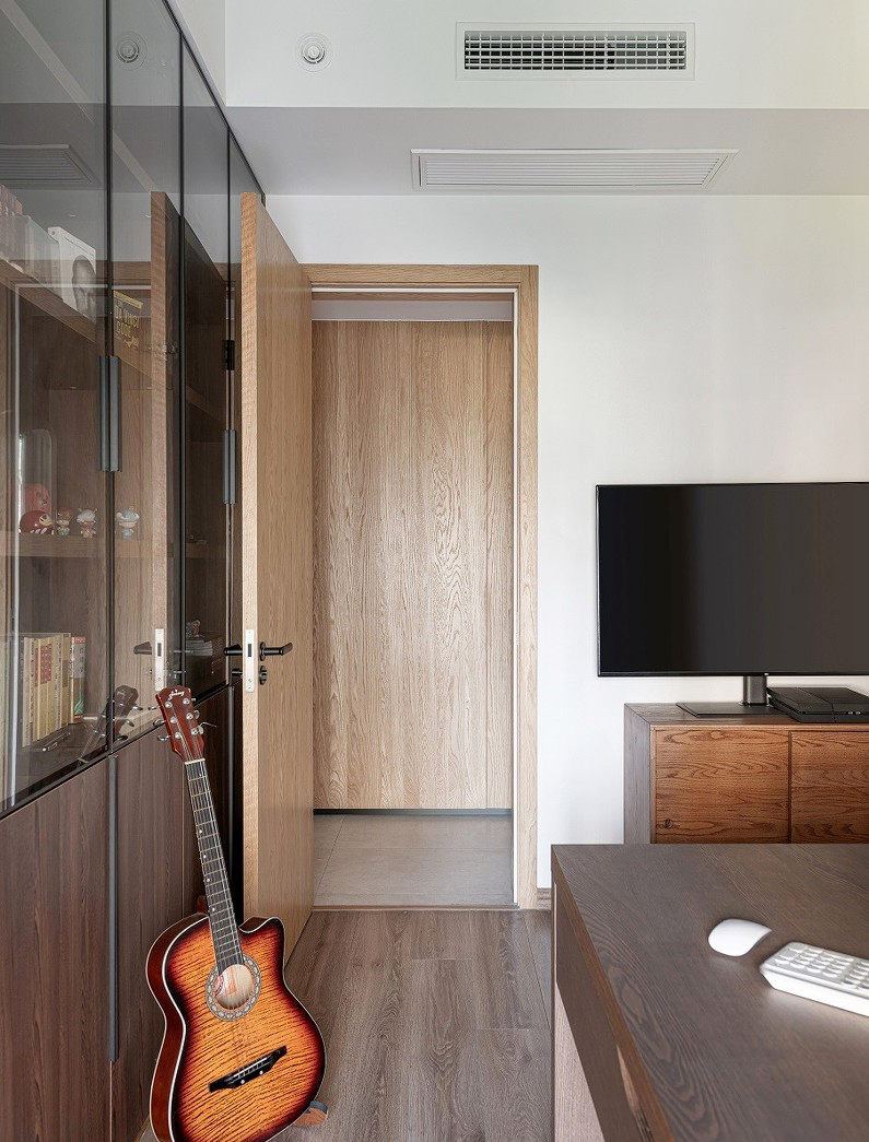 130㎡日式4室2厅，最简洁的色调搭配出自然本真的生活空间