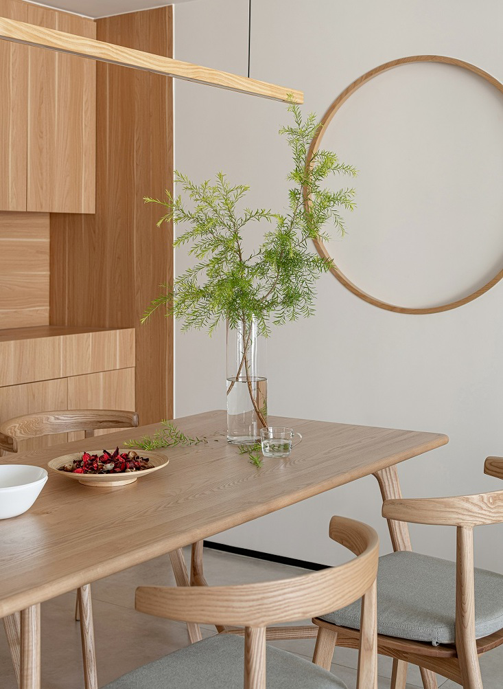 130㎡日式4室2厅，最简洁的色调搭配出自然本真的生活空间