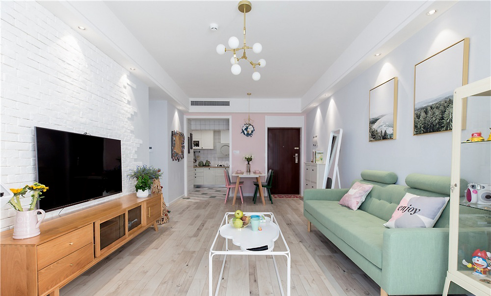 晒晒80㎡北欧2室2厅，清爽明亮的配色一眼就爱上了！