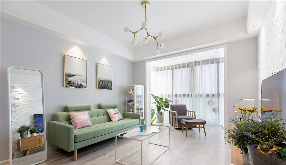 晒晒80㎡北欧2室2厅，清爽明亮的配色一眼就爱上了！