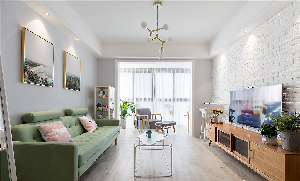 晒晒80㎡北欧2室2厅，清爽明亮的配色一眼就爱上了！