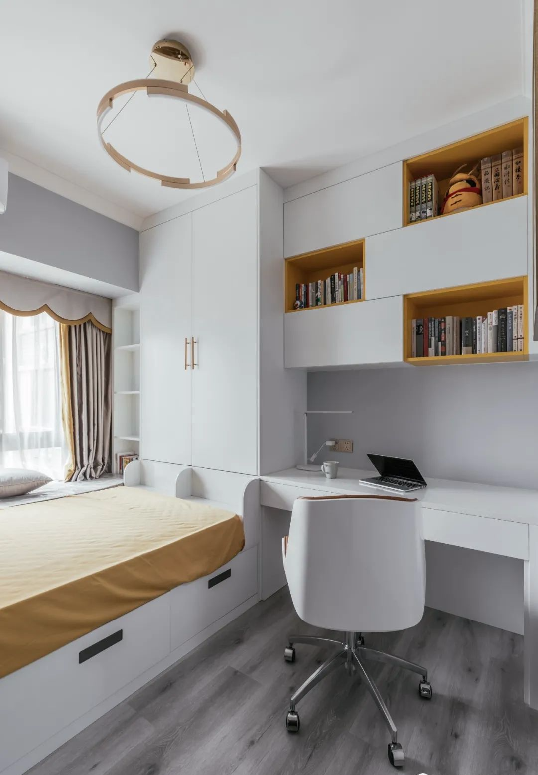 107㎡现代欧式风，这样优雅不张扬的设计，年轻人都喜欢！