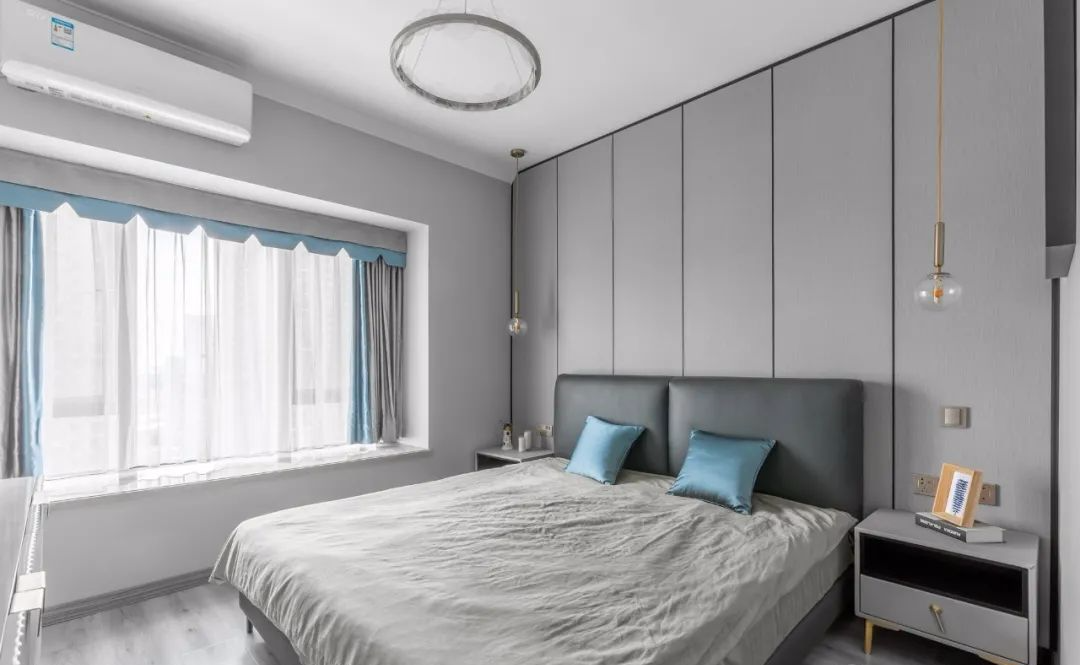 107㎡现代欧式风，这样优雅不张扬的设计，年轻人都喜欢！