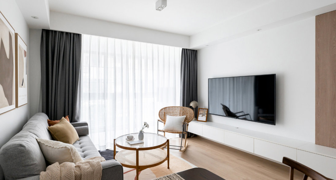 75㎡森系北欧2室1厅，温暖而治愈的惬意生活