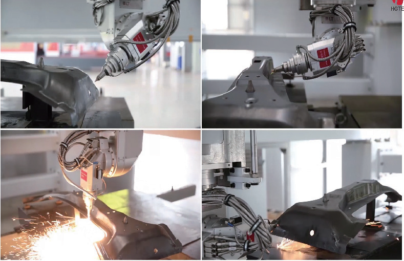 三维激光切割机切割B柱系统