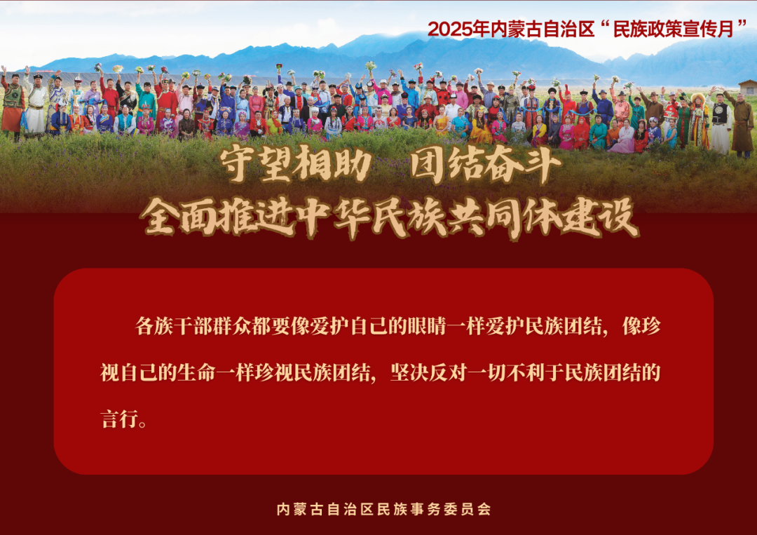 【民族政策宣传月】@所有人 2025年内蒙古自治区“民族政策宣传月”海报来了 ！（一） 第14张