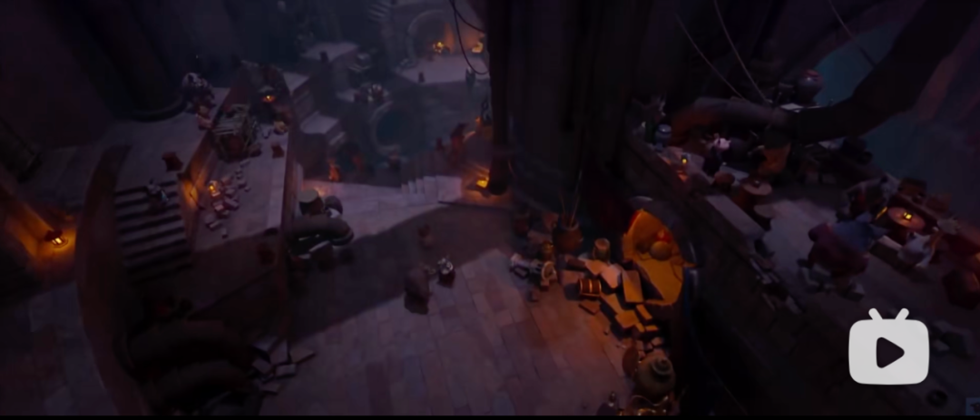 而魅影妖后的宫殿,在九曲十八弯的高台之上,石堆泥砌,脱脱一座"长城".