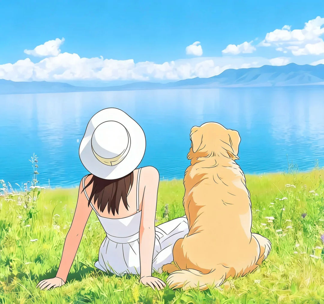 自由感治愈动漫头像女