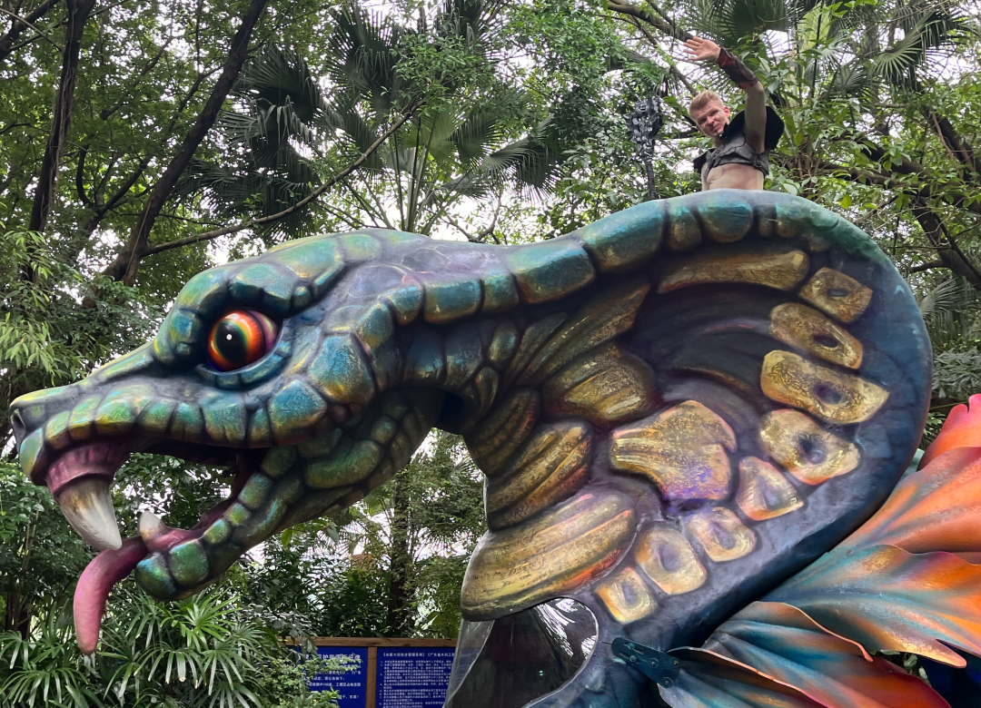 广州长隆野生动物园花车巡游