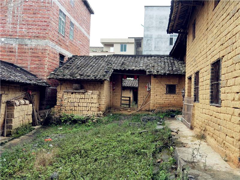 罗定农村普通的农家小院青砖瓦房你也曾住过