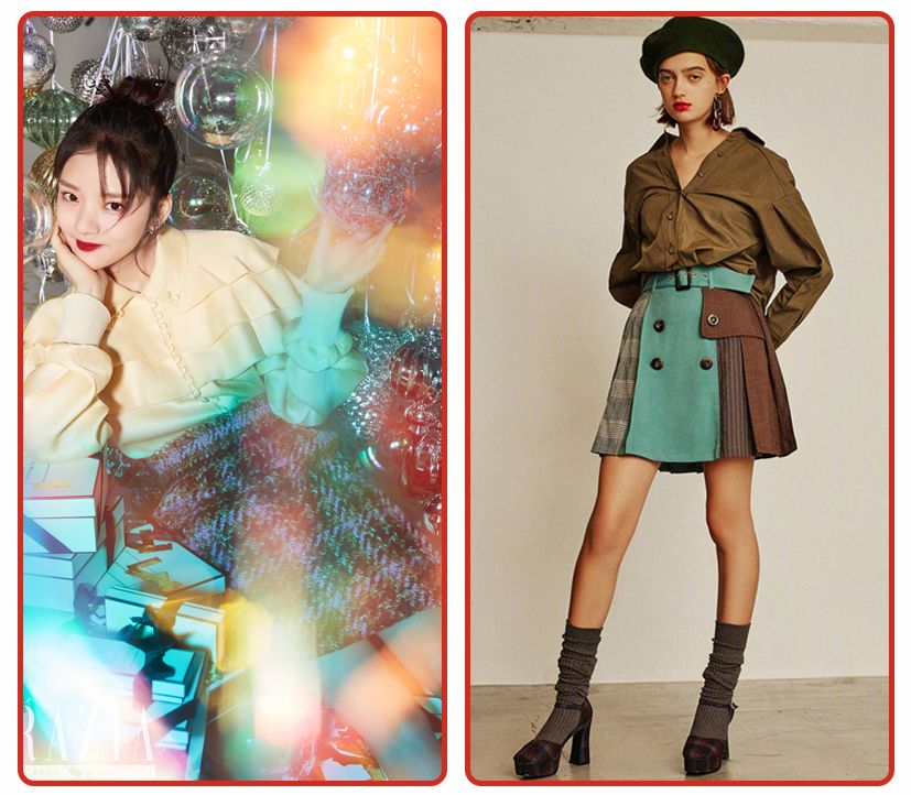 毛衣+裙子，早春必火的「初戀風」搭配，超美der！ 時尚 第19張