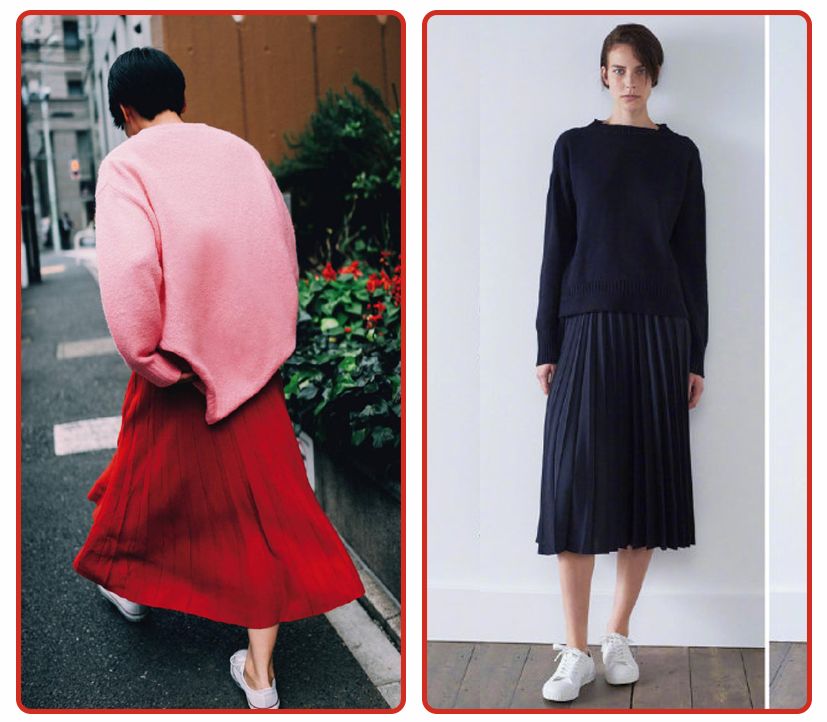 毛衣+裙子，早春必火的「初戀風」搭配，超美der！ 時尚 第14張