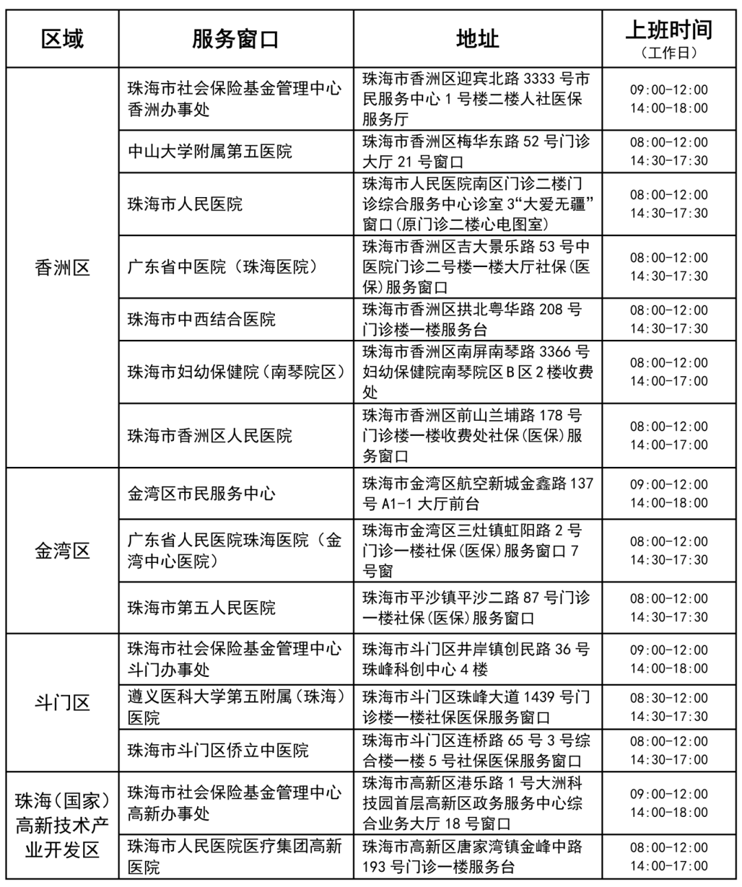 “大爱无疆”服务窗口地址及上班时间-20240703_01(1).png