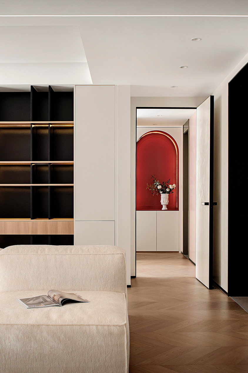 130㎡原木简约风开放式书房大衣帽间这才是松弛感装修模板