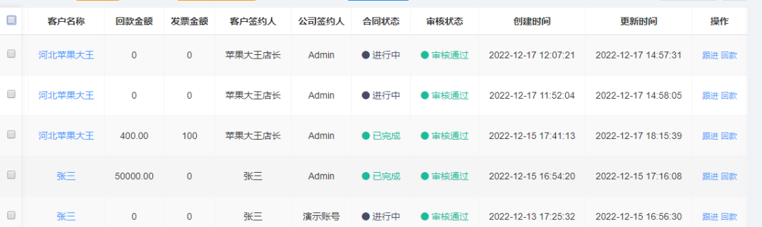CRM客户管理系统中的合同管理功能