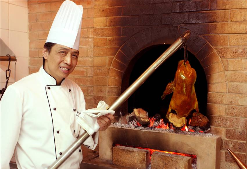 北京烤鸭砌炉施工图图片
