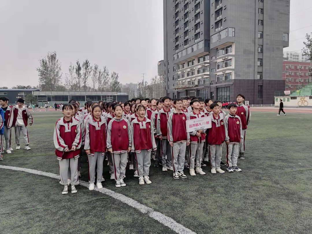 淮阳区羲城中学远洋部举行歌唱比赛