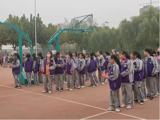 淮阳羲城中学远洋部举行运送乒乓球比赛