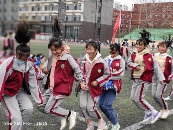 快乐跃动  “绳”采飞扬——淮阳区羲城中学启航部举行跳绳比赛