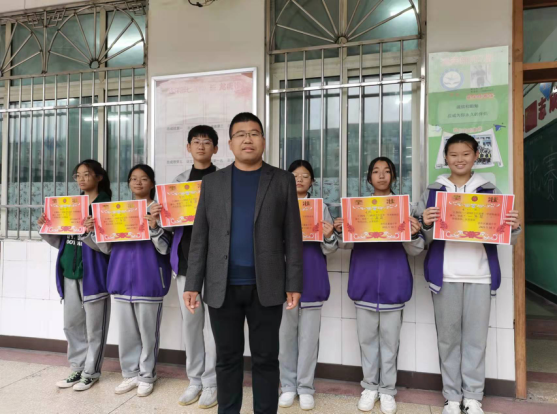 淮阳区羲城中学远洋部举行校歌比赛