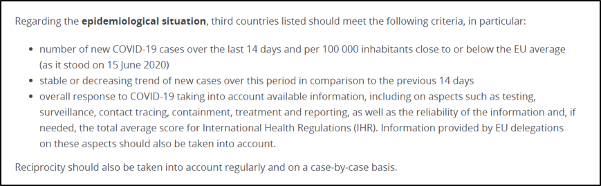 欧盟宣布对15个国家重开边境，中国在列，美国被拒之门外