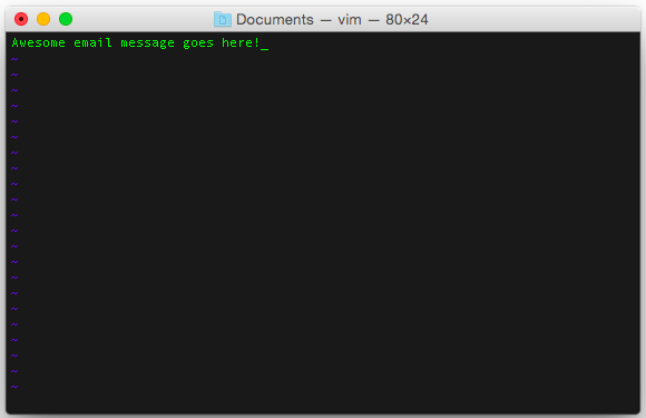Mac OS X中的Gmail命令行工具Mutt