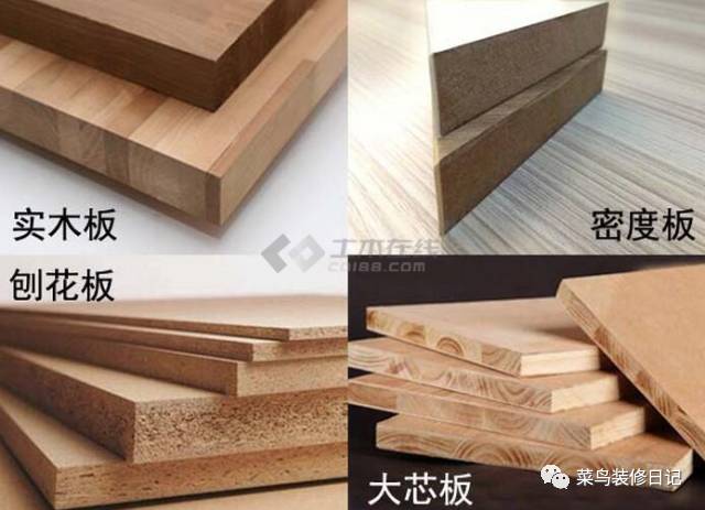 从板材类型来说,木工常用的有木工板(大芯板),杉木指接板,九厘板,免漆