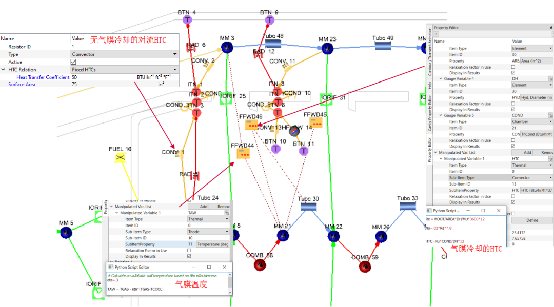 CFD专栏丨Flow Simulator案例：航空发动机燃烧室一维仿真的图22