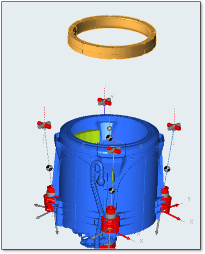 CFD专栏丨多物理场仿真CFD+MBD篇：洗衣机平衡环的图11