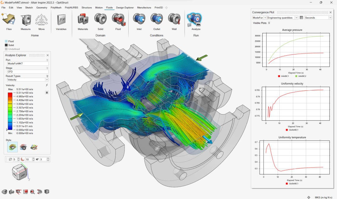 CFD专栏丨基于Inspire Fluid的隐式建模换热器设计和热仿真的图12