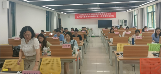 首冠教育丨安徽省高等职业院校教师素质提高计划1+X证书制度种子教师培训-大数据财务分析培训圆满结束