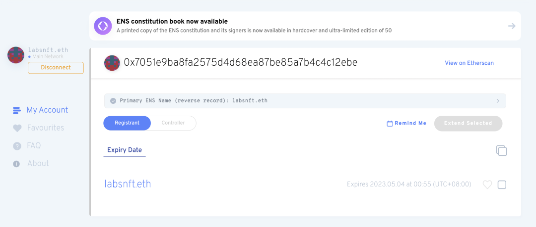 ENS：Web3世界的名片