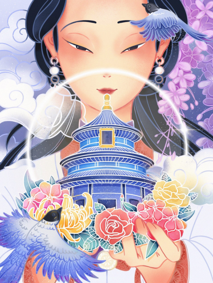 遇见最美天坛2021天坛主题插画设计大赛获奖作品