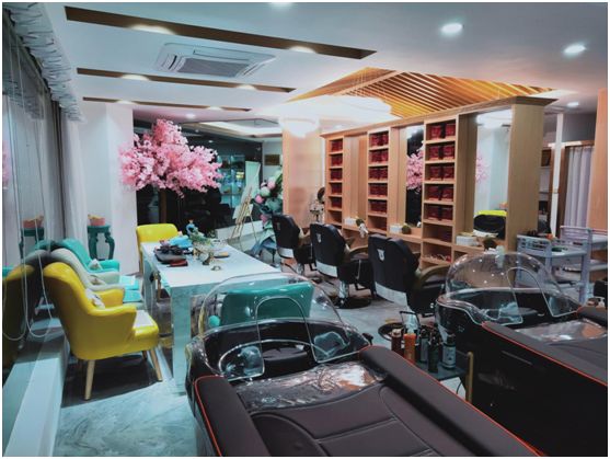 岳灵生发网红店许愿树