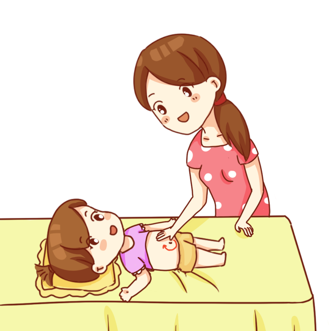 千库网_手绘卡通妈妈给宝宝按摩肚子_元素编号10677132.png
