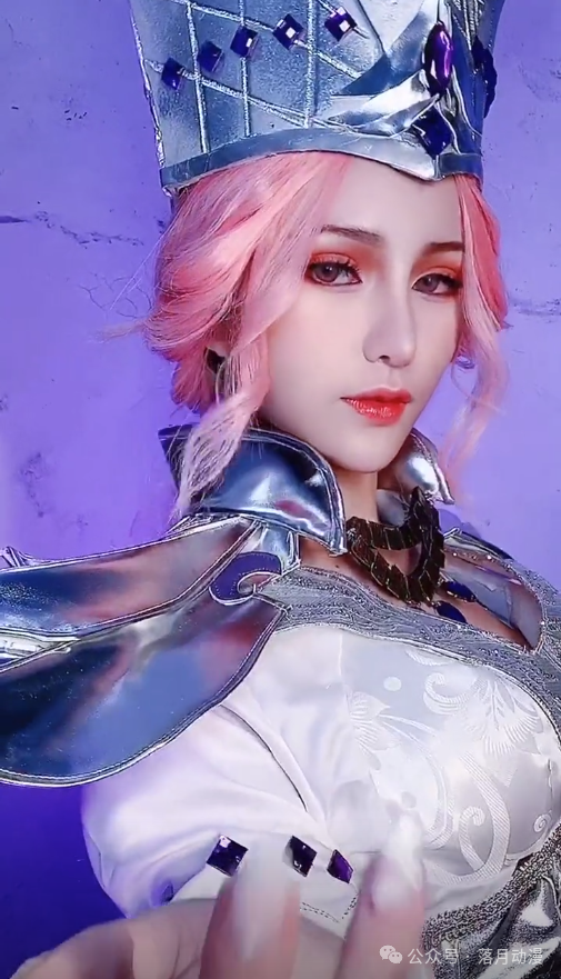 吹爆腐团儿cos的紫衣蒂法,长腿细白滑嫩,不愧是宅男女神!