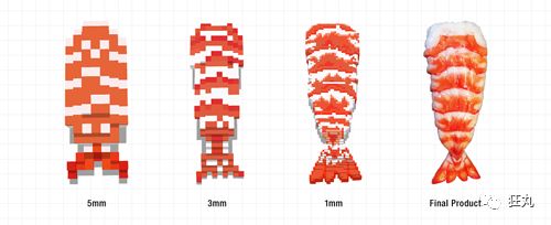 舌尖上的Minecraft？日本3D列印機做出了可以吃的像素壽司 遊戲 第20張