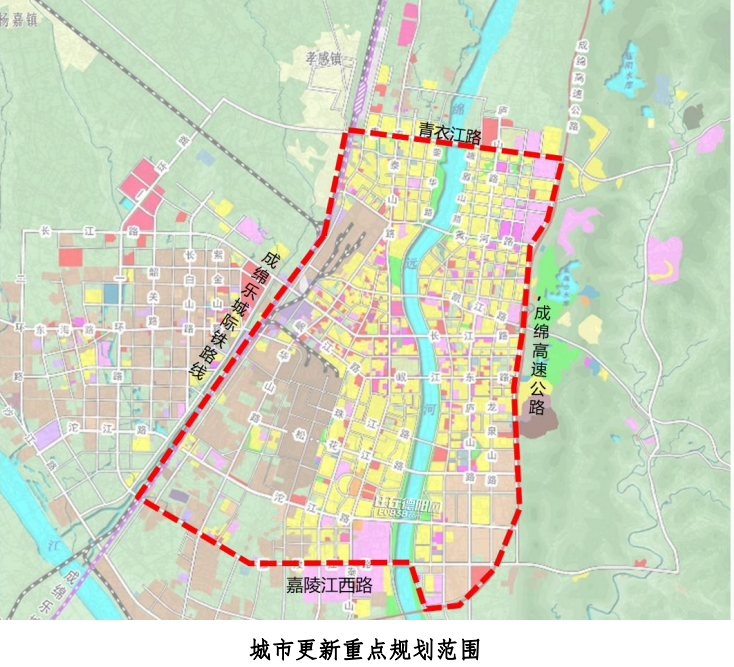 2022德阳全新城市规划! 首次划分53个单元