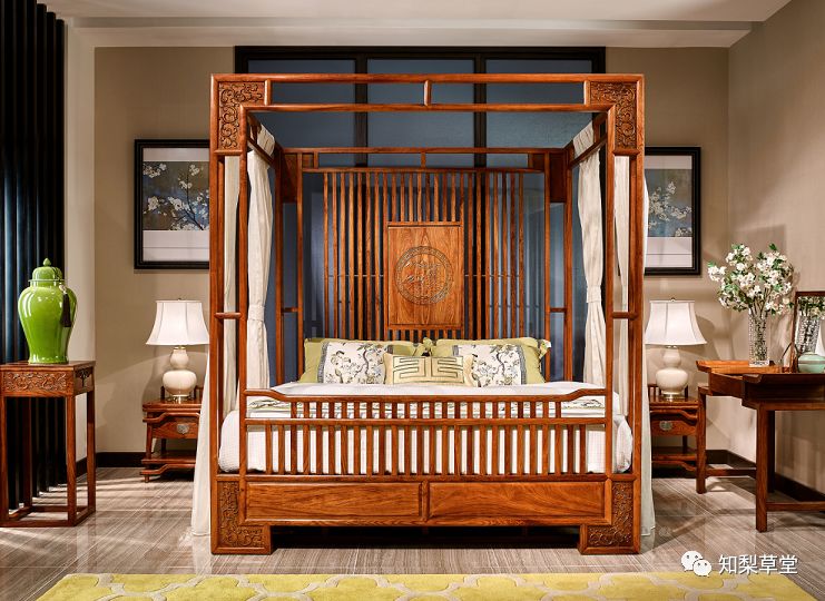 新中式卧房的风雅情趣