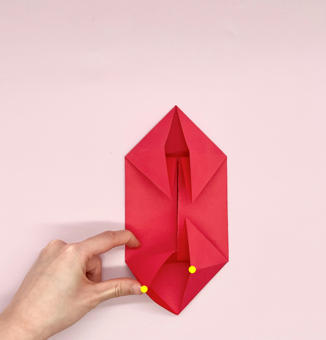 巧手折纸——叠一只小兔子吧！