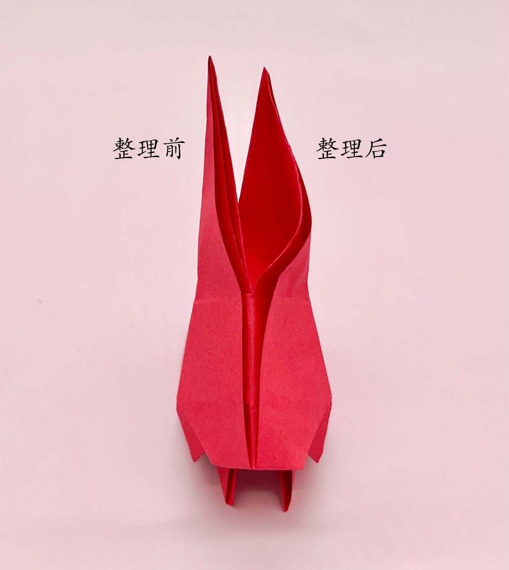 巧手折纸——叠一只小兔子吧！